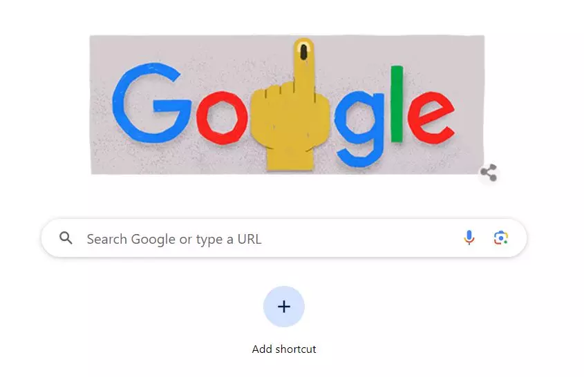 Google Doodle Marks India Lok Sabha Elections 2024 Phase 1