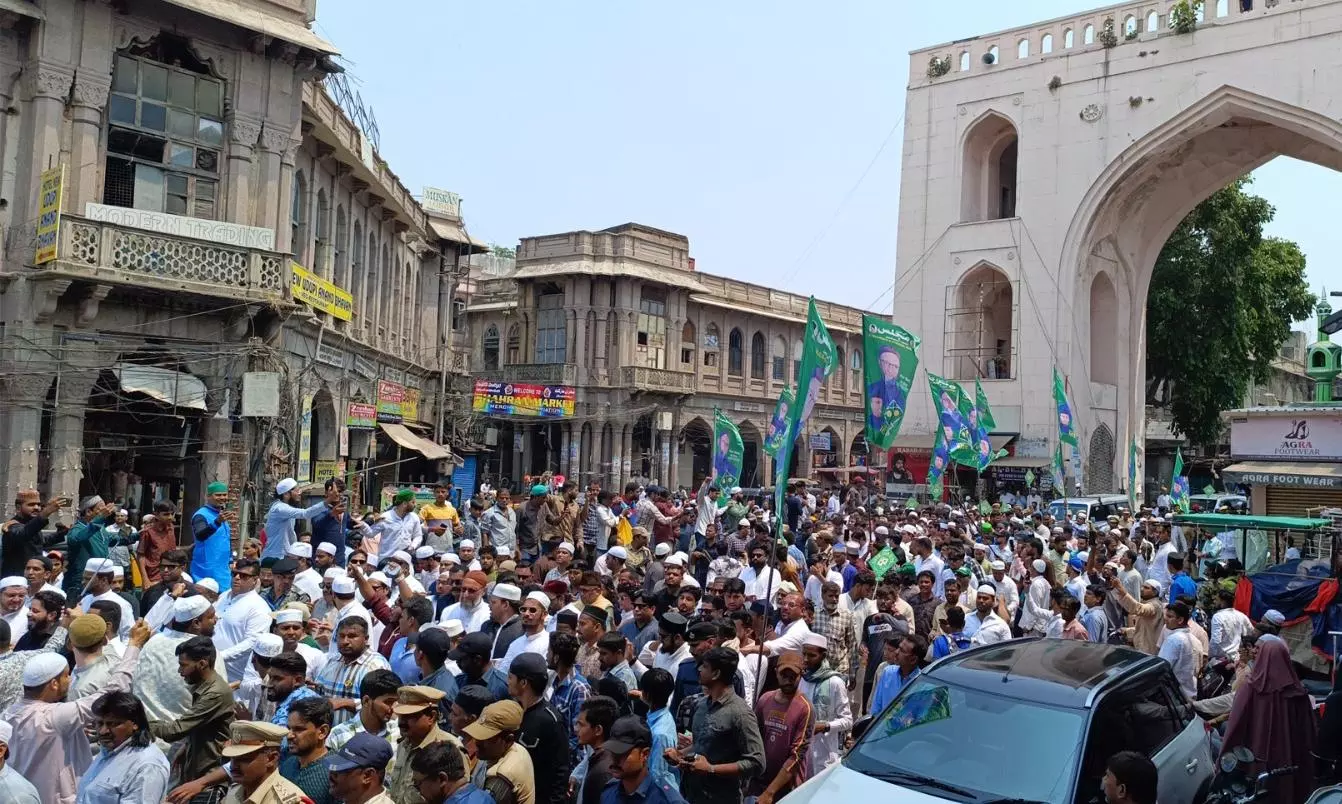 Asaduddin Owaisi files nomination papers