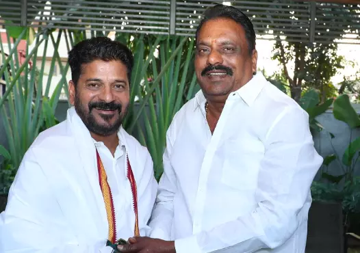 BRS MLA Goud Hedges On Joining Cong
