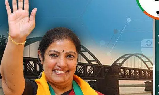 Purandeswari Vows to Address Railway Worker Concerns Purandeswari Vows to Address Railway Worker Concerns