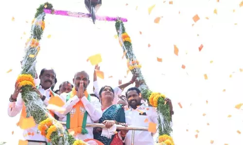 BRS, Congress Conspiring to Defeat Me in Karimnagar: Bandi BRS, Congress Conspiring to Defeat Me in Karimnagar: Bandi