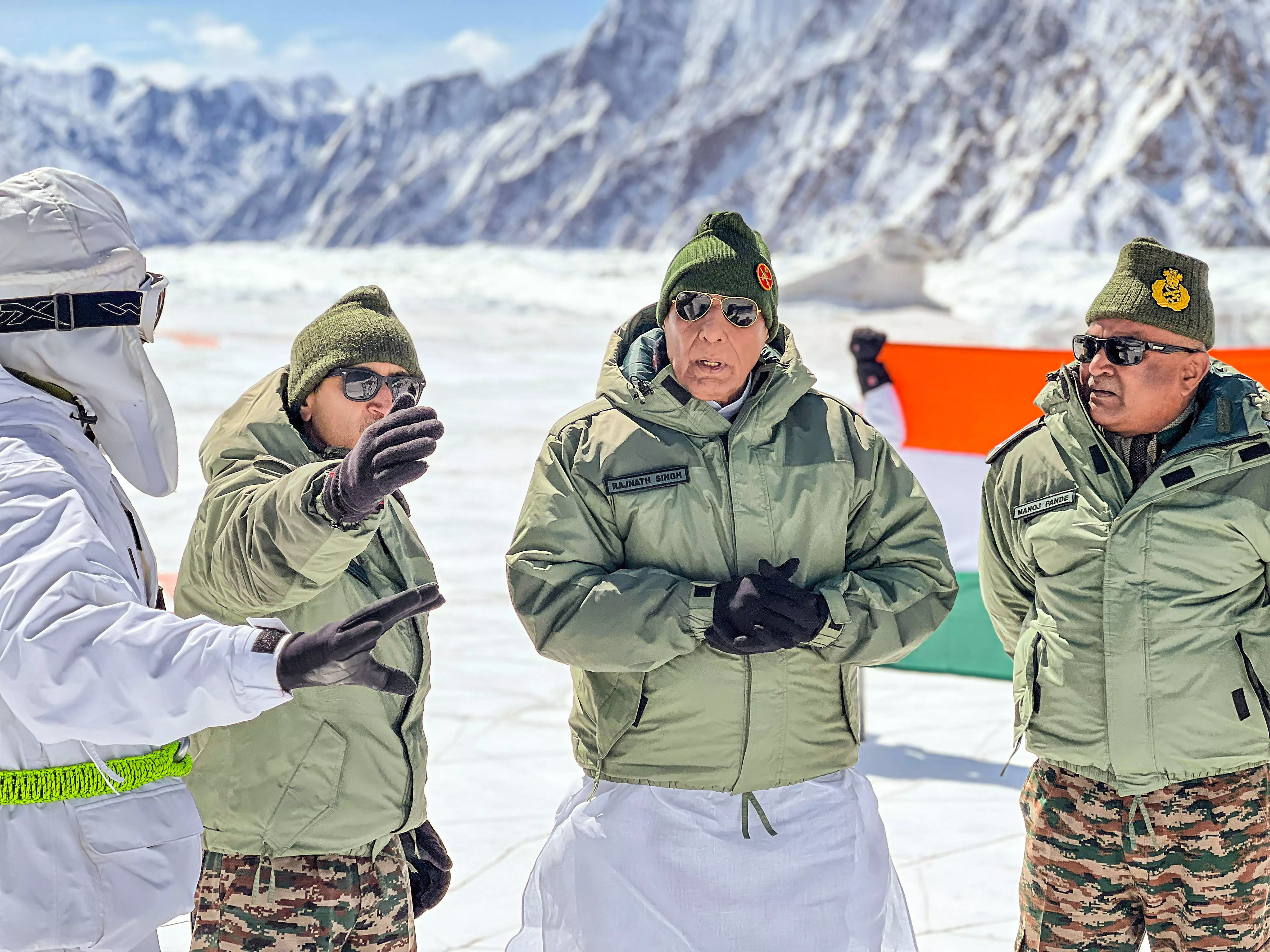 Rajnath Singh visits Siachen; reviews military preparedness