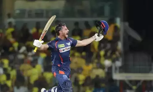 Stoinis powers Lucknow to 6-wicket win over Chennai in IPL