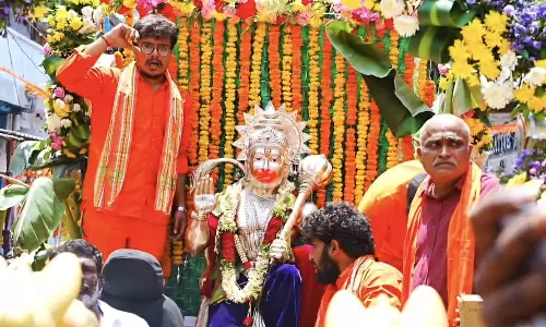 Bajrang Dal, VHP Organise Hanuman Jayanti Procession in Hyderabad