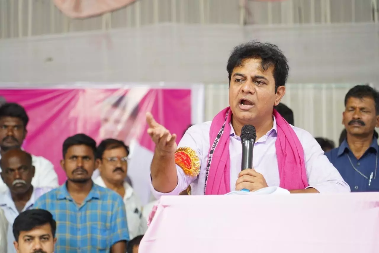 Congress came to power with 420 fake promises: KTR Congress came to power with 420 fake promises: KTR