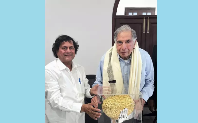 Ratan Tata receives prestigious humanitarian award