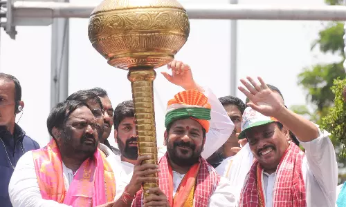 Massive Response to Revanth Roadshow in Secunderabad