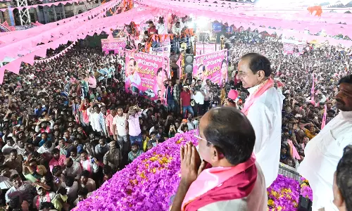 Make Me Stronger to Fight Congress by Voting to BRS, Says KCR