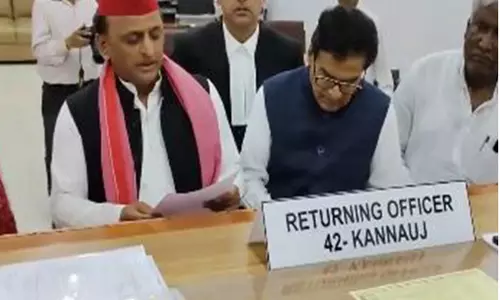 Lok Sabha polls: SP chief Akhilesh Yadav files nomination from Kannauj seat