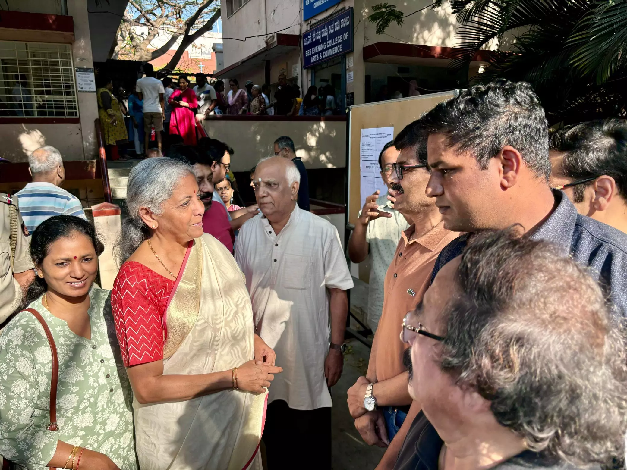 Nirmala Sitharaman, Narayana Murthy, Rahul Dravid among early voters in Bengaluru