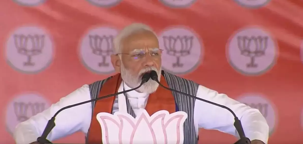 Modi Slams Congress-RJD Alliance Over EVM Verdict Modi Slams Congress-RJD Alliance Over EVM Verdict