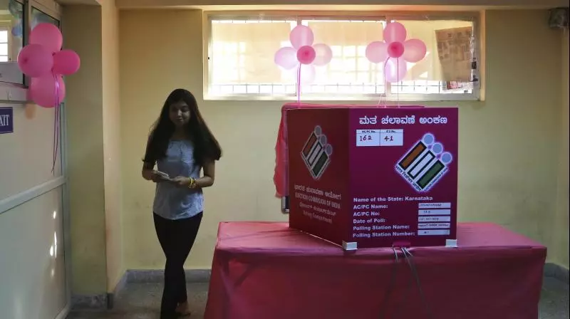 Pink and Haritha Polling Booths to Encourage Women and General Voters in NTR District