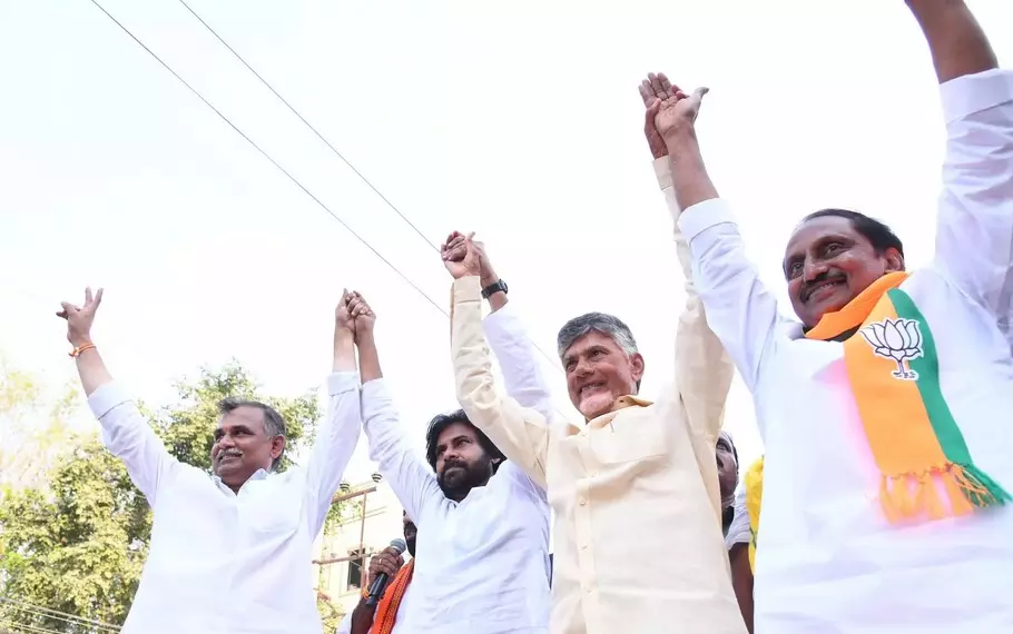 AP NDA Leaders say YSRC Pushed Power Sector into Crisis