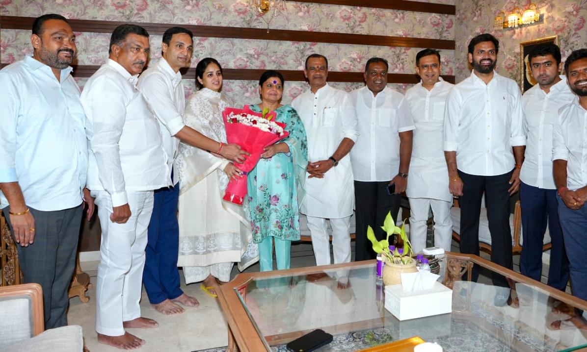 BRS Leader Gutha Sukender Reddy’s Son Amit Joins Congress