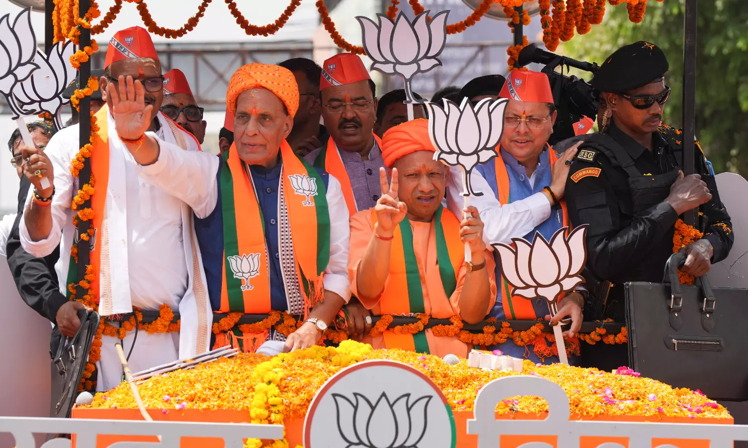 Rajnath Singh files nomination from Lucknow seat