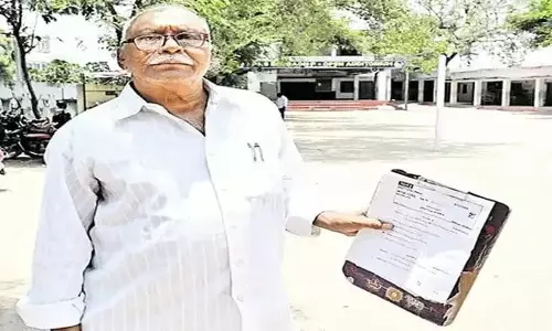 Retired BSNL employee appears for exam at 78 Retired BSNL employee appears for exam at 78