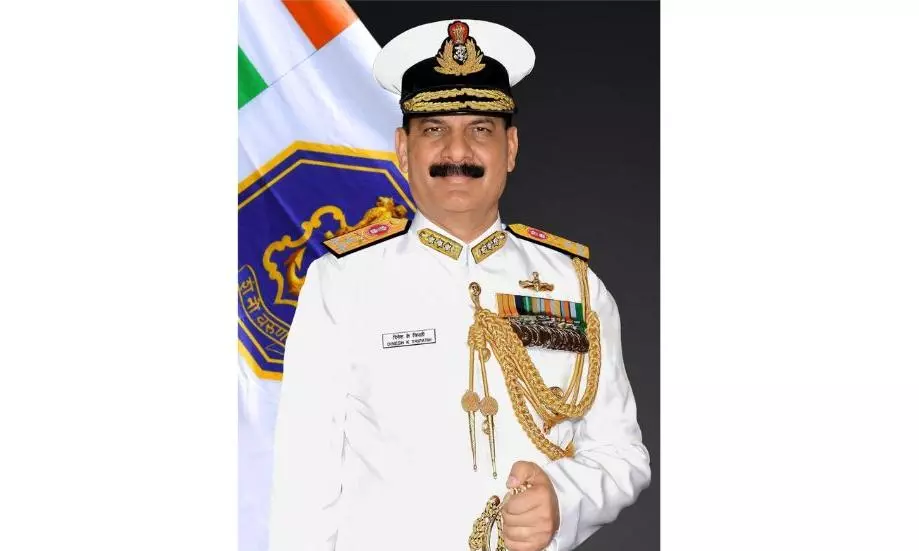 Admiral Dinesh Kumar Tripathi takes charge as new Navy chief