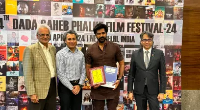Naveen Chandra Wins Best Actor at Dada Saheb Phalke Film Festival