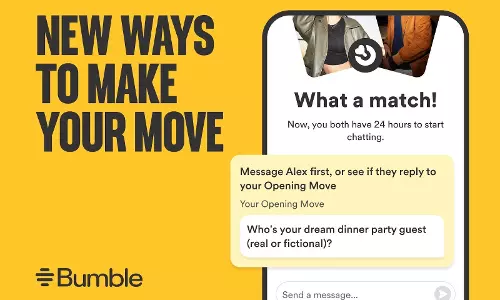 Bumble gives women more choice to make the first movie