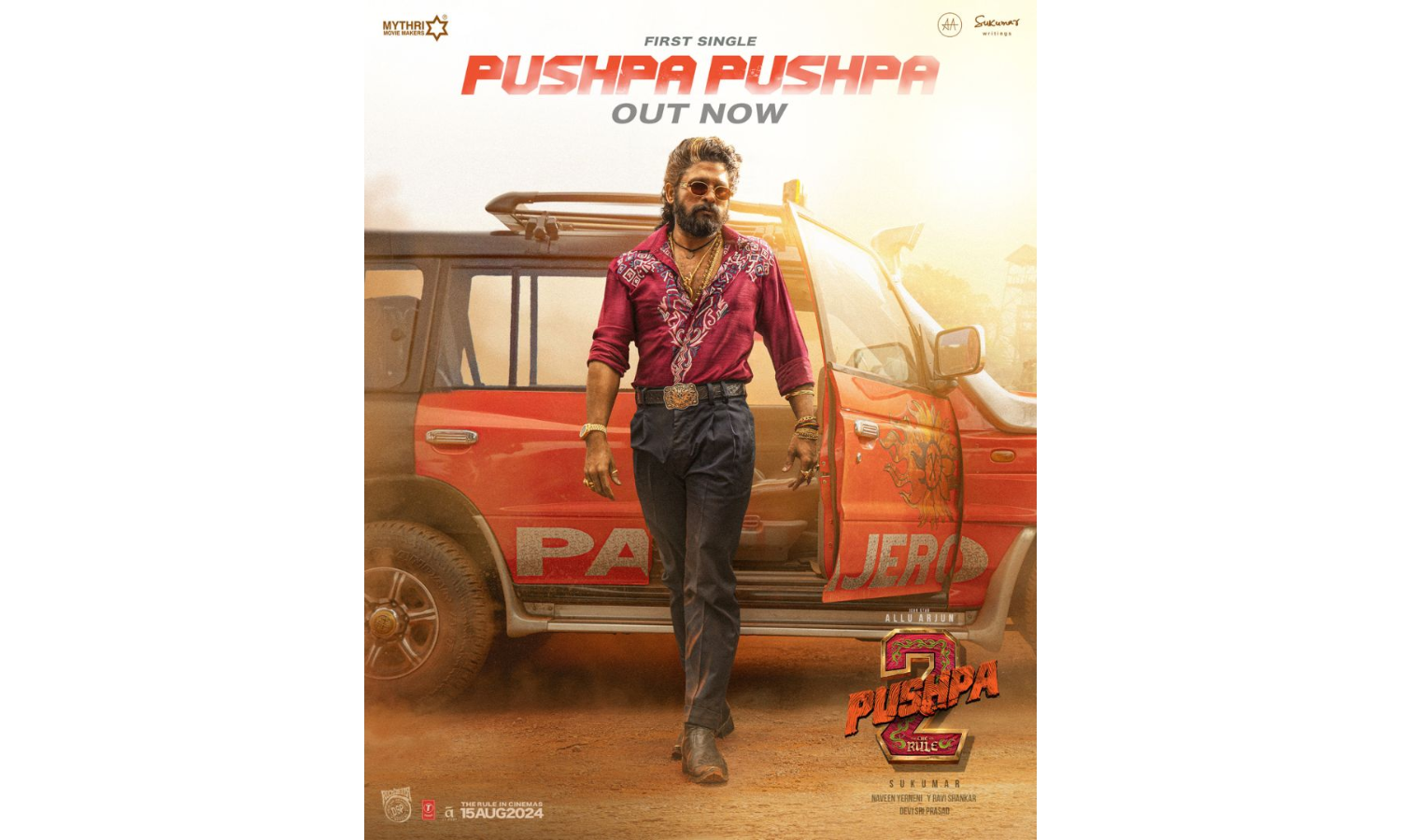 Pushpa 2 song hails return of Pushpa Raj Pushpa 2 song hails return of Pushpa Raj