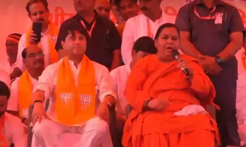 Uma Bharti Comes Out Of Hiatus, Campaigns For Scindia In Guna