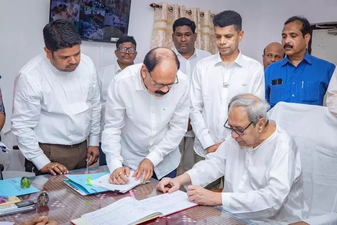 Odisha CM Naveen Patnaik Files Nomination from Kantabanji Assembly Seat