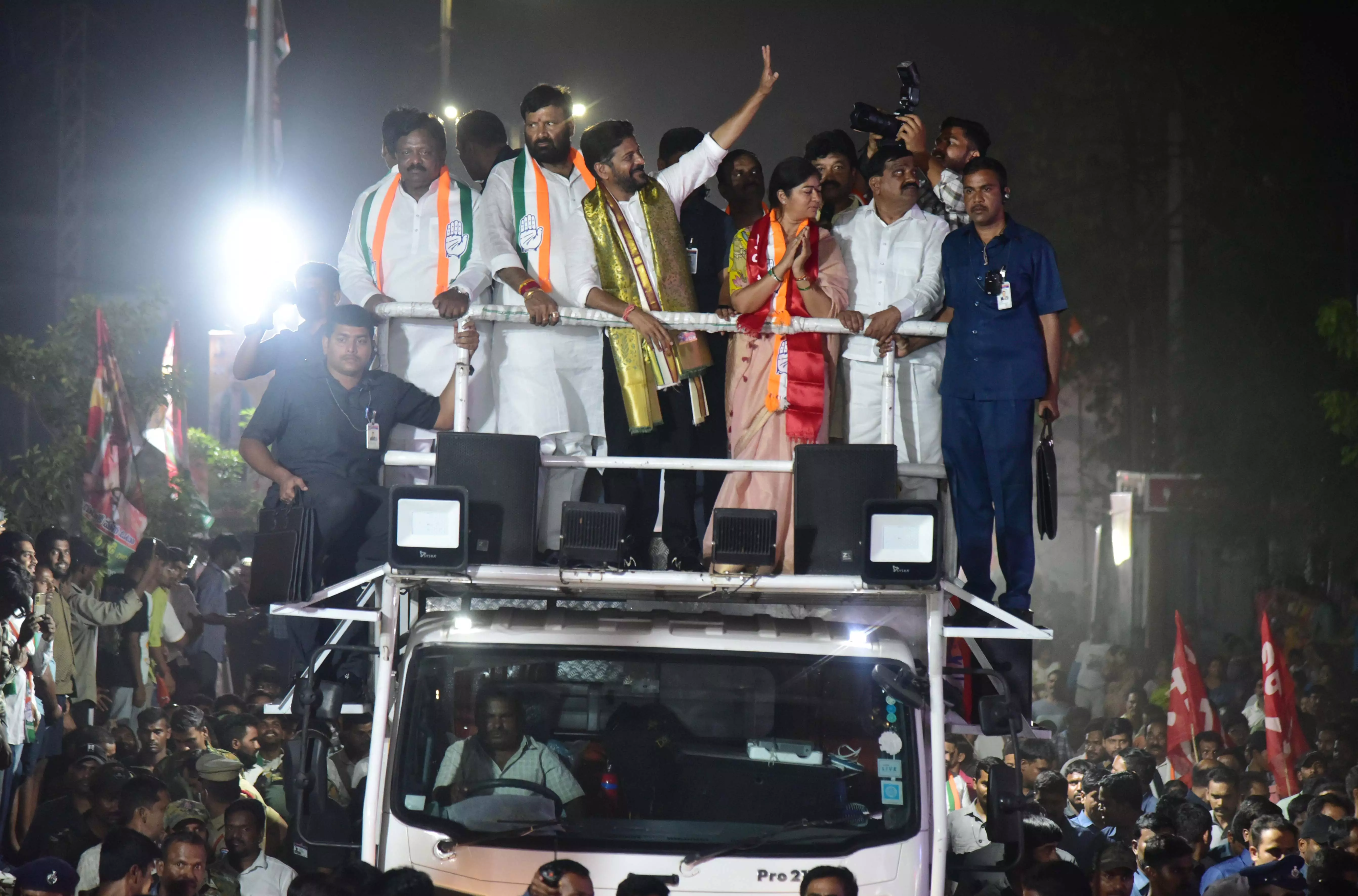 Revanth Asks Medak Voters to Defeat KCR and Harish Revanth Asks Medak Voters to Defeat KCR and Harish