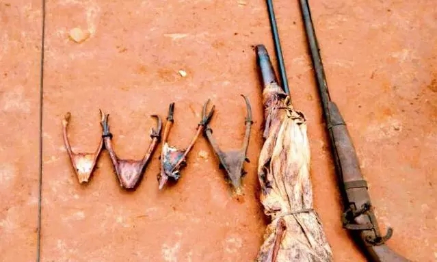 Hyderabad: Man Held with Rifle, Bullets Hyderabad: Man Held with Rifle, Bullets
