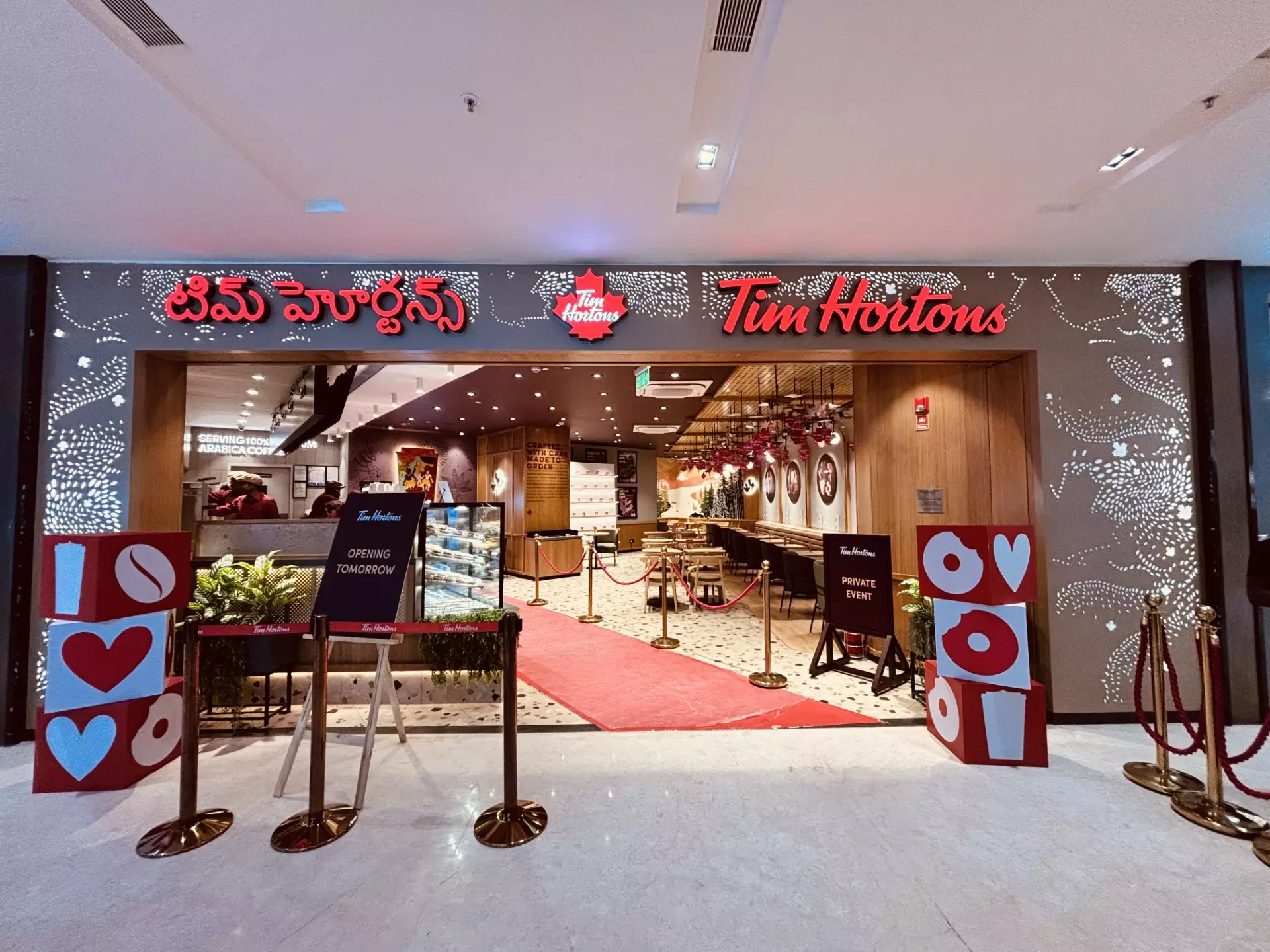 Tim Hortons Opens India’s 30th store in Hyderabad to celebrate fusion of global taste & tradition Tim Hortons Opens India’s 30th store in Hyderabad to celebrate fusion of global taste & tradition