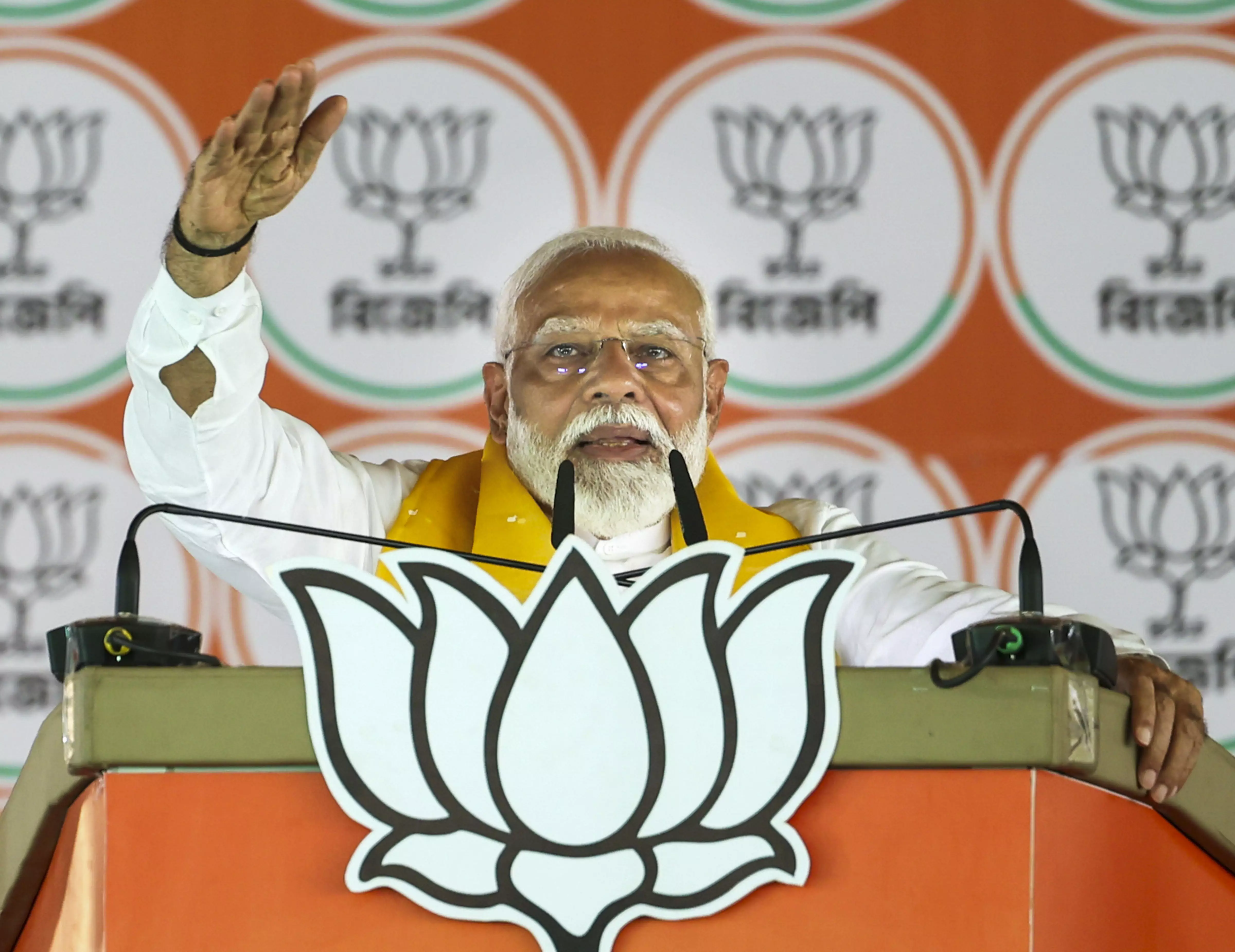 Defeated in Phase 1, decimated in Phase 2 and...: PM Modi lays into INDIA bloc at Dhar in MP Defeated in Phase 1, decimated in Phase 2 and...: PM Modi lays into INDIA bloc at Dhar in MP
