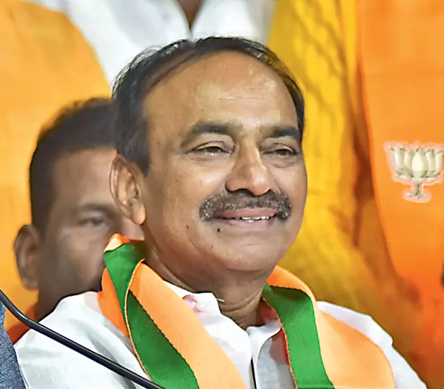 BJP Has No Challenger in TG, Says Etala BJP Has No Challenger in TG, Says Etala