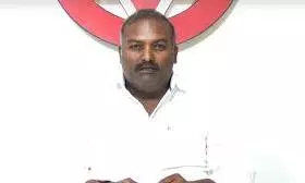 Jana Sena leaders PA beats up TD worker in Elamanchili