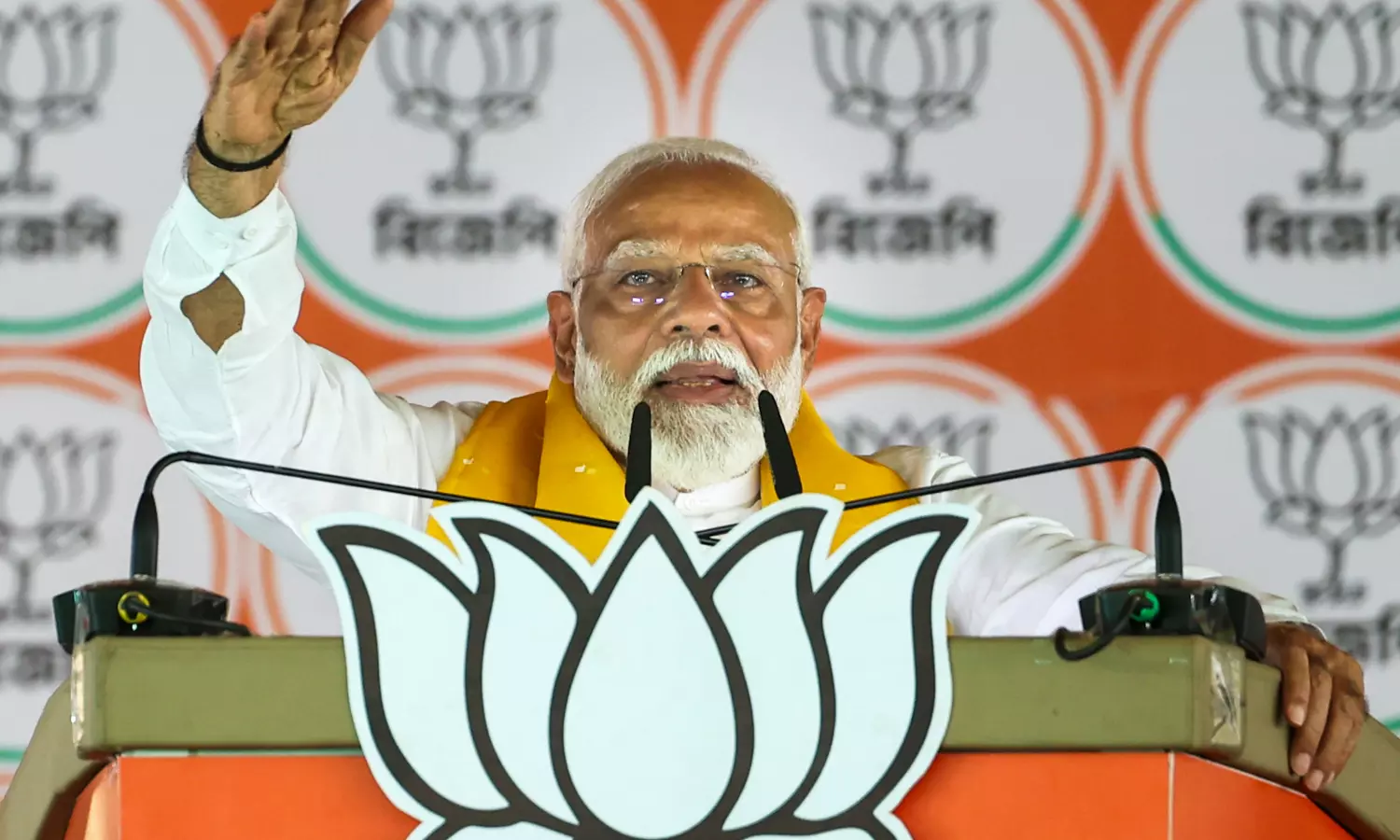 Defeated in Phase 1, decimated in Phase 2 and...: PM Modi lays into INDIA bloc at Dhar in MP Defeated in Phase 1, decimated in Phase 2 and...: PM Modi lays into INDIA bloc at Dhar in MP