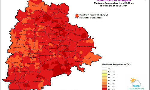 Hyderabad records hottest day of May on Friday since 2015