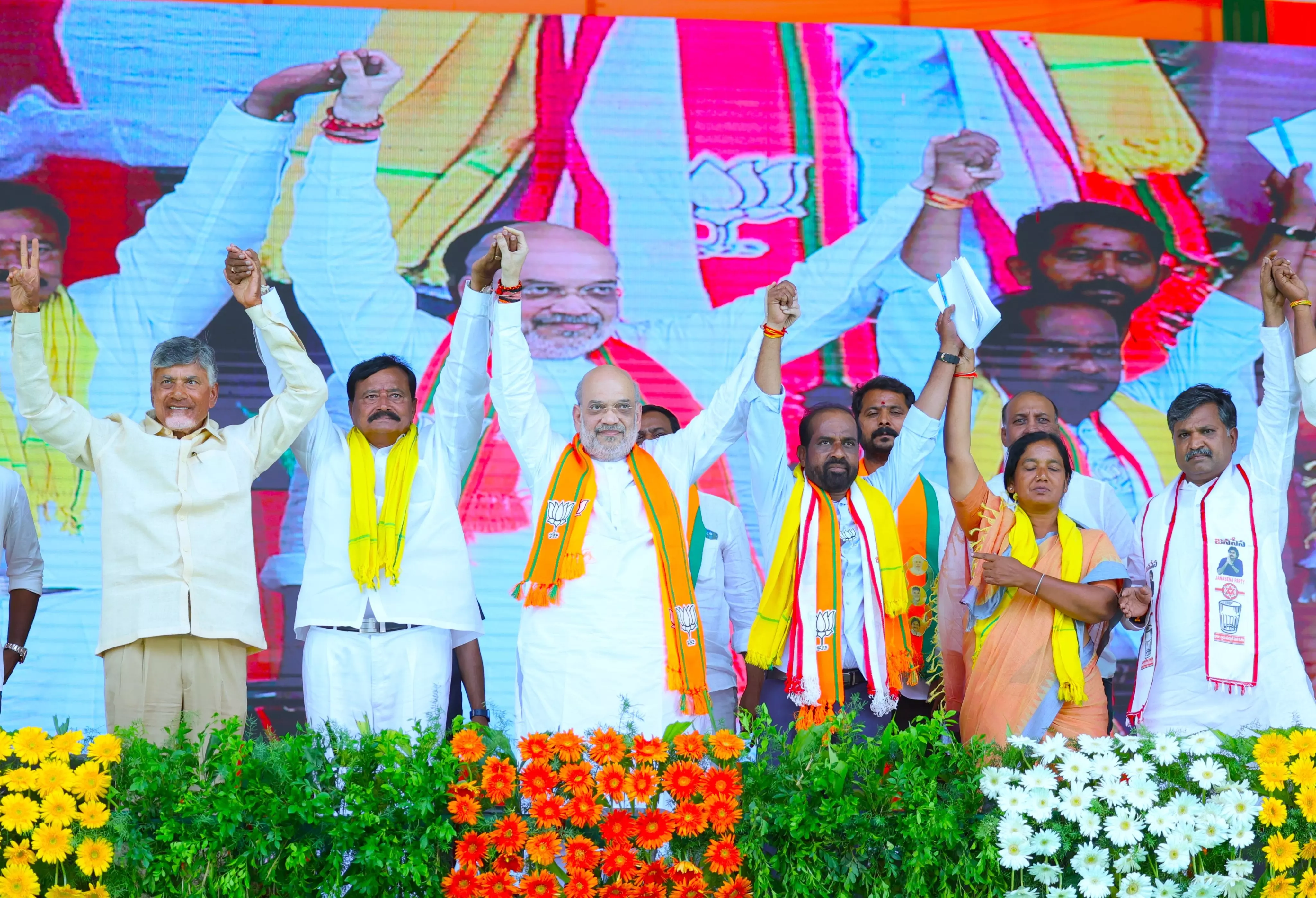 Amit Shah Lambasts YSRC Rule in AP