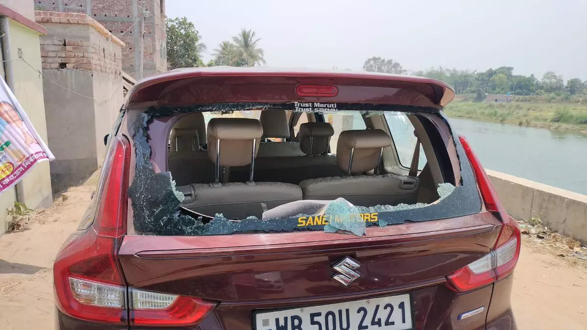 TMC Candidates Car Vandalised, Blames BJP