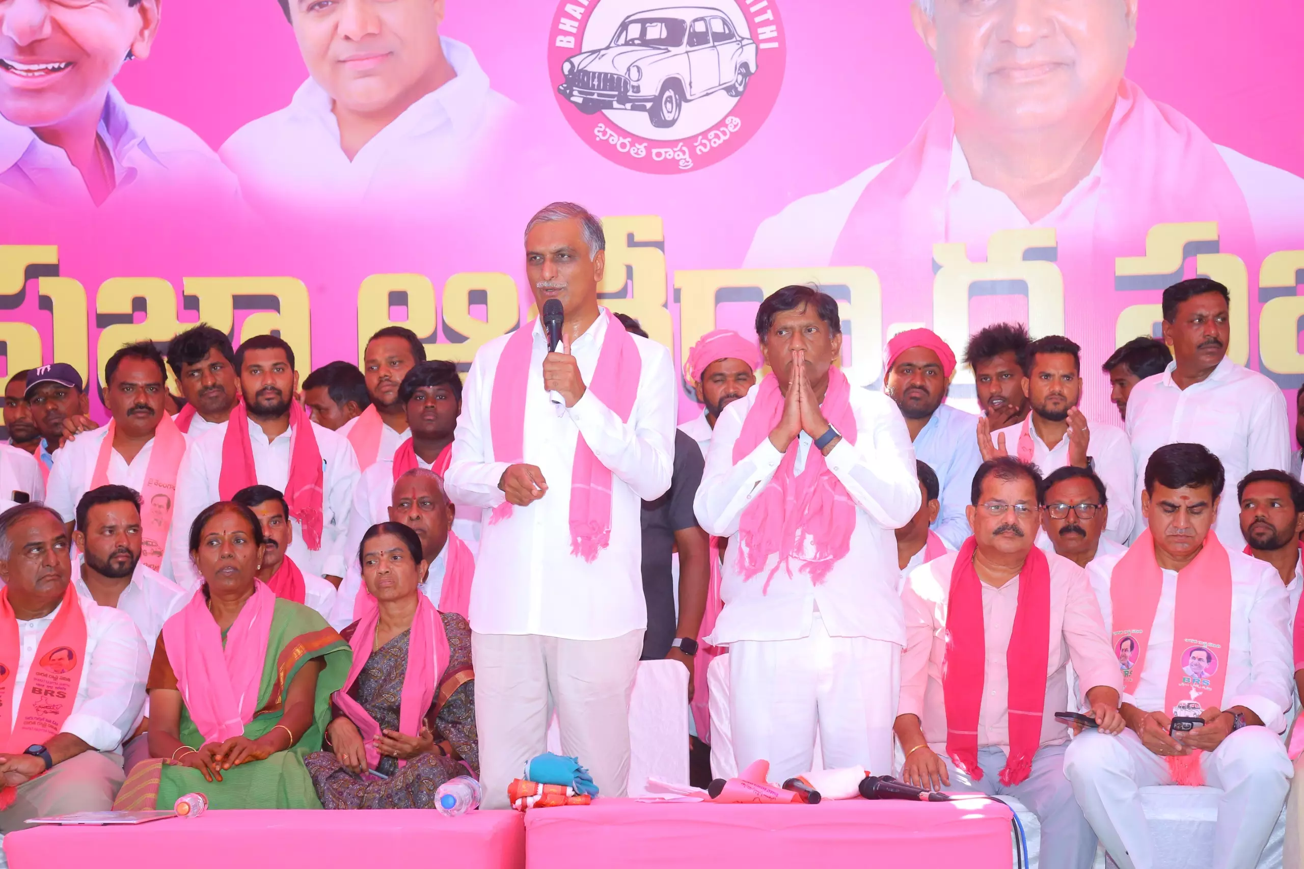 Harish Rao Accuses Rahul Gandhi of False Claims, Seeks Apology Harish Rao Accuses Rahul Gandhi of False Claims, Seeks Apology