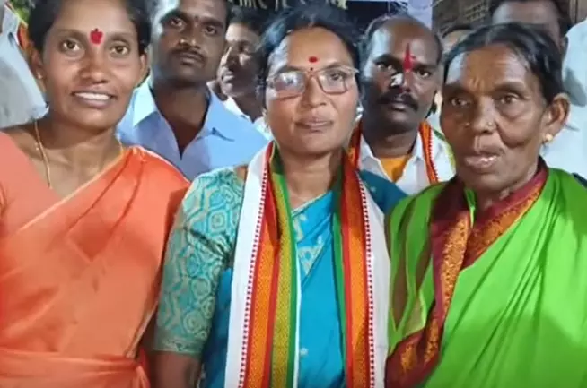 I will be first Adivasi woman MP from Telangana: Atram Suguna I will be first Adivasi woman MP from Telangana: Atram Suguna