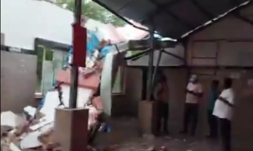 Rain and hail bring down temperature in Telangana