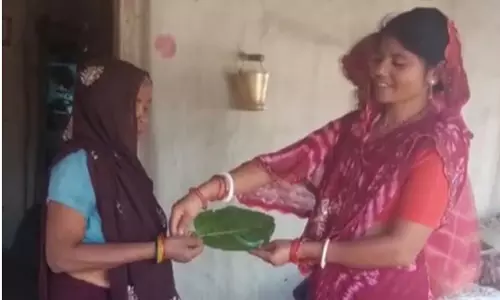 Chhattisgarh: Self-help groups go door to door with tamarind leaves, yellow rice to drive voter turnout in Phase 3