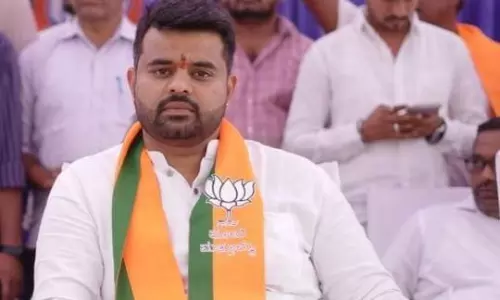 Prajwal Revanna leads in Hassan