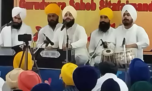 Ninth Sikh guru’s ‘Prakash purab’ celebrated with gaiety