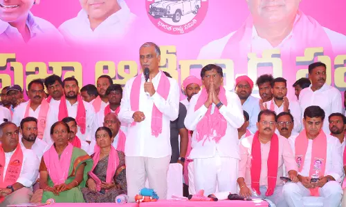 Harish Rao Accuses Rahul Gandhi of False Claims, Seeks Apology Harish Rao Accuses Rahul Gandhi of False Claims, Seeks Apology