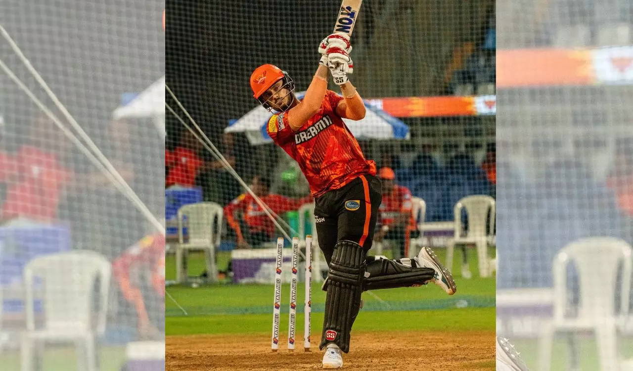 IPL: SRH players sweat it out in the nets