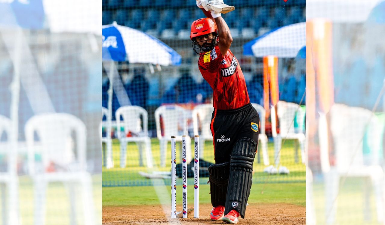 IPL: SRH players sweat it out in the nets