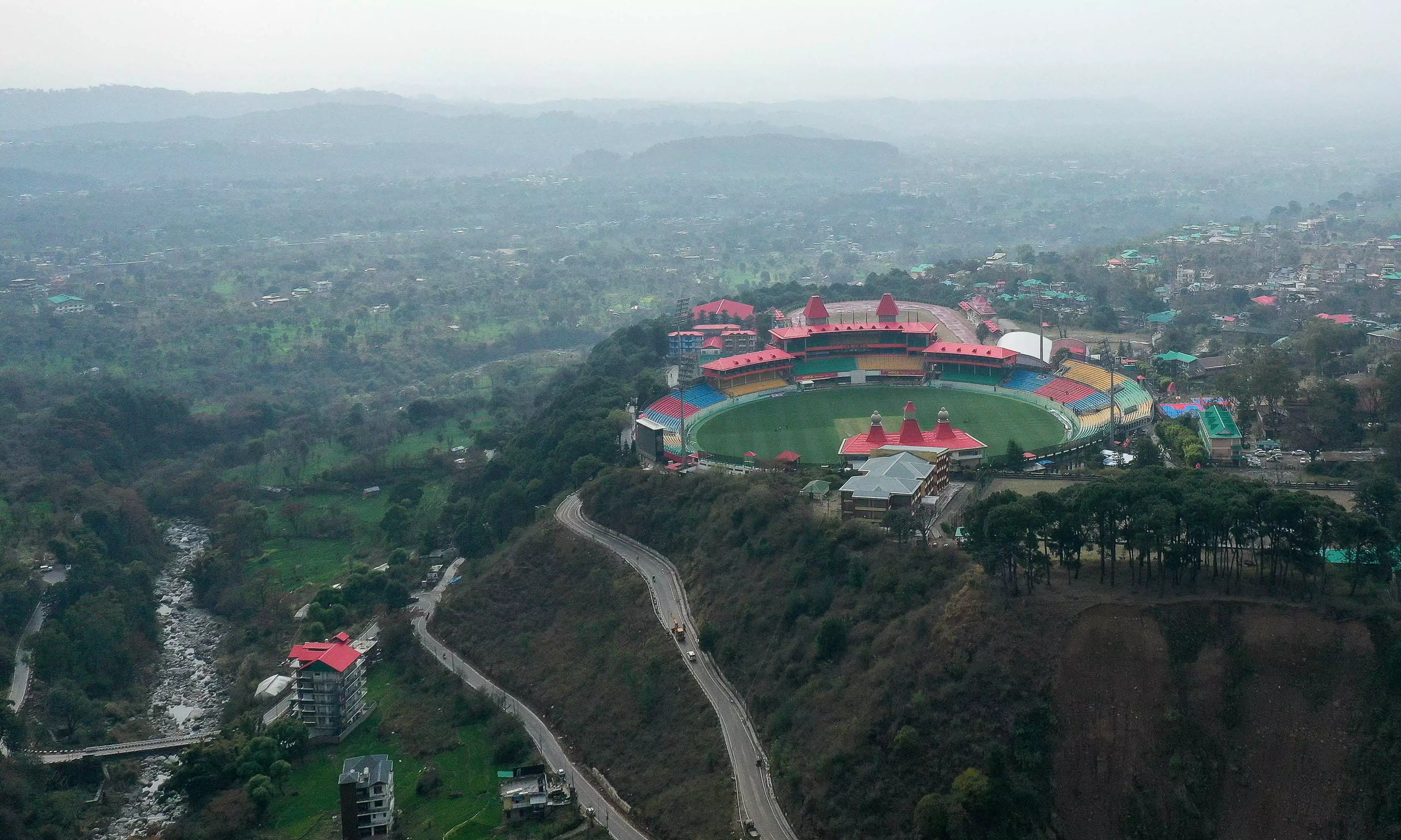 Indias first-ever hybrid pitch unveiled at HPCA stadium in Dharamsala