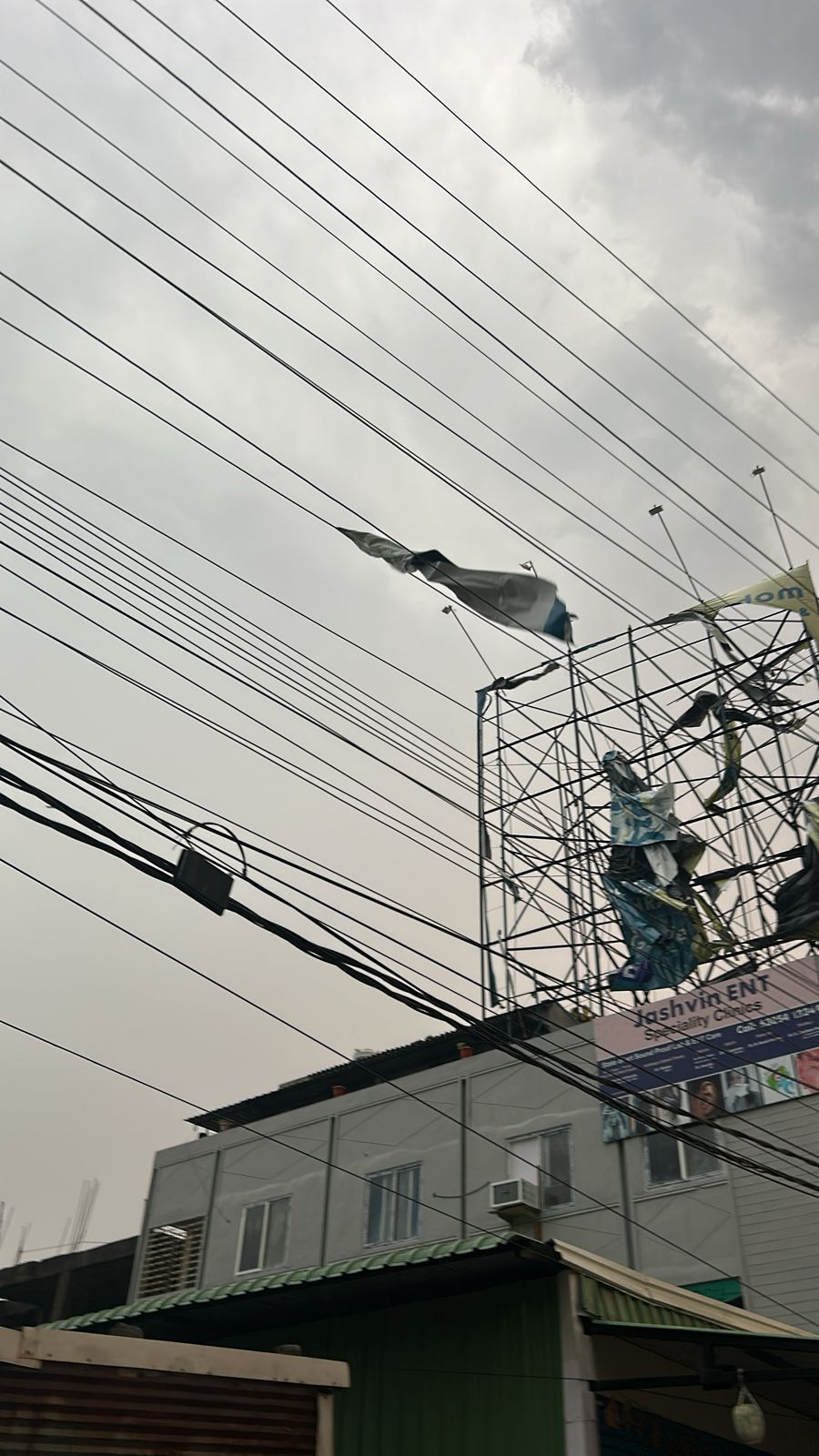 Sudden showers bring relief to people in city