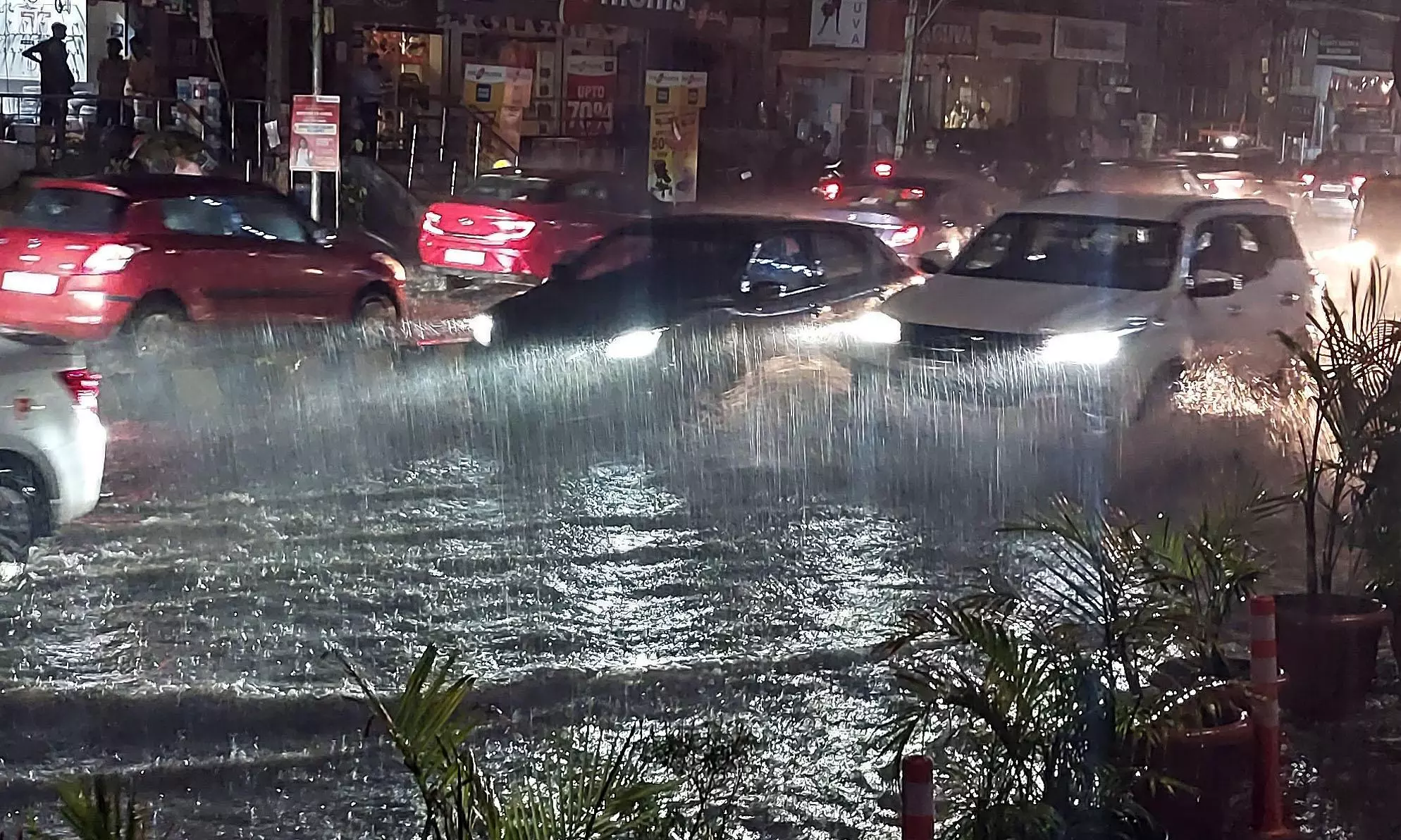 Sudden Downpour Cools Hyderabad, Upsets People’s Routine