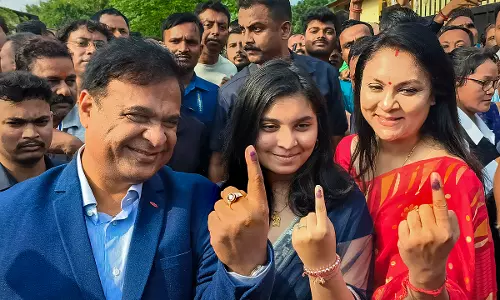 Assam records over 74.86 percent polling in its last phase Assam records over 74.86 percent polling in its last phase