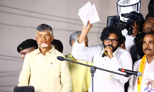 Street Lights Found Turned Off During Naidu-Pawan Roadshow